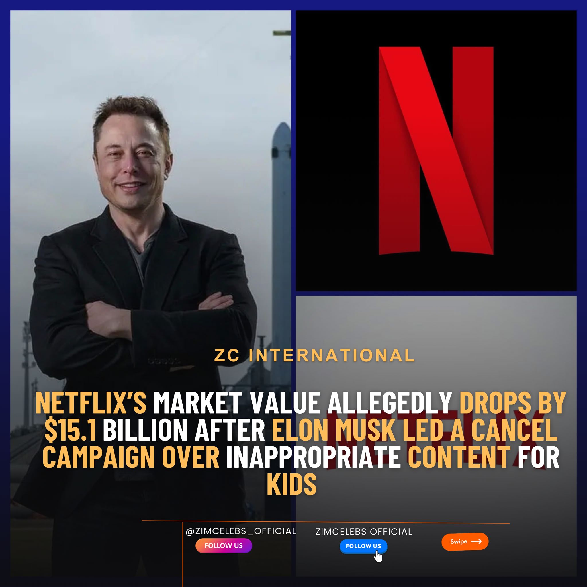 Elon Musk’s ‘Cancel Netflix’ Call Wipes $15.1 Billion From Streaming Giant’s Market Value