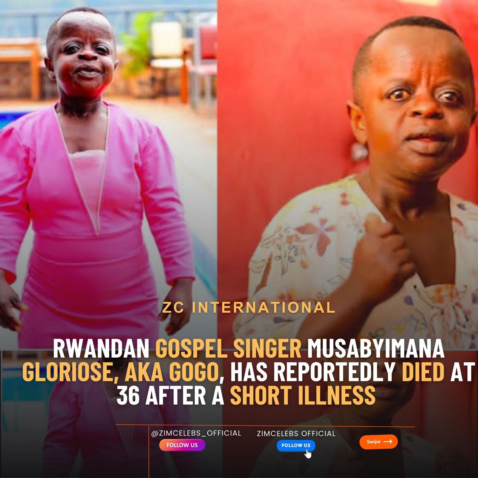 Gospel Artist Musabyimana Gloriose, Known as Gogo, Dies in Uganda at 36