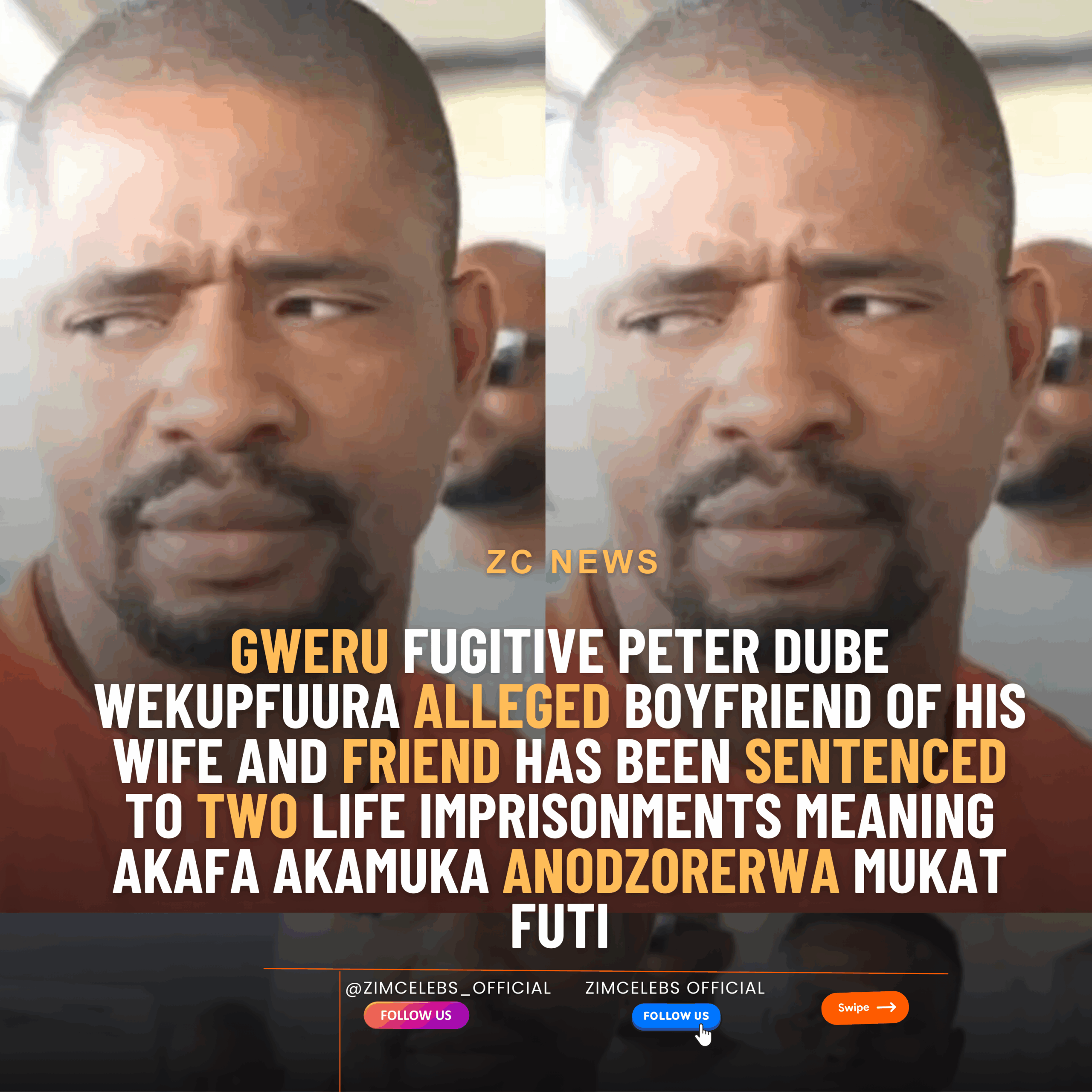 Gweru Man Jailed for Double Murder