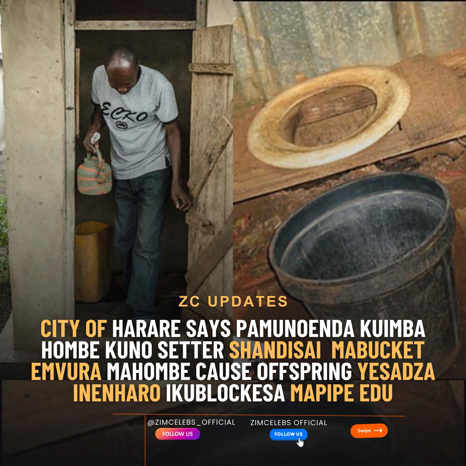 Hararians Told to Flush with Bigger Buckets