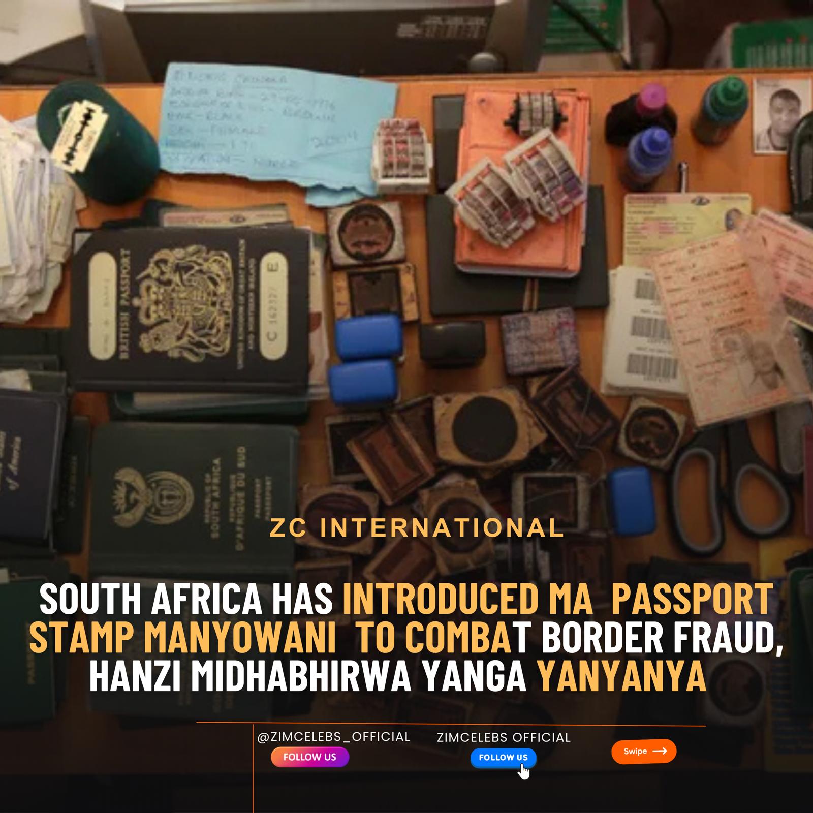 South Africa Rolls Out High-Security Immigration Stamps to Combat Border Fraud